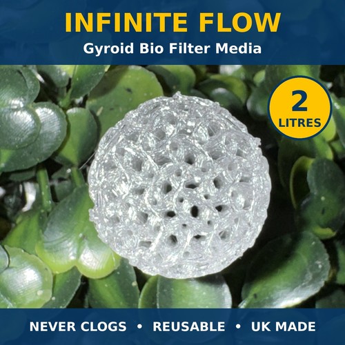 Gyroid bio filter media - 2l,