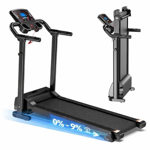 Foldable treadmill incline - 9%,