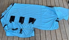 Snuggly Hoods Bug Body Equine Sheet Belly Band Turquoise Warmblood Horse Large