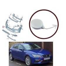 Seat Leon Cupra Front Bumper Tow Eye Hook Cover Cap 5F0807241C 5F0807241CGRU