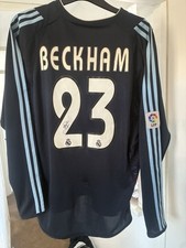 David Beckham Match Worn Real