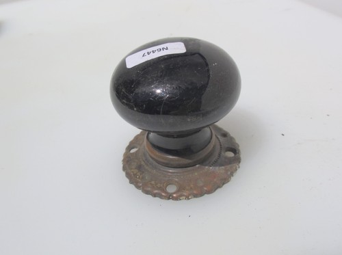 Victorian ceramic door knob - ceramic,