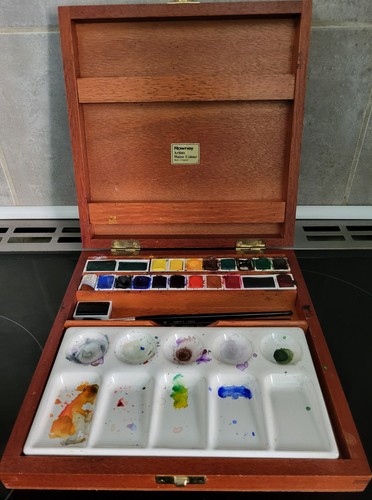 Rowny artists water colour box - water,