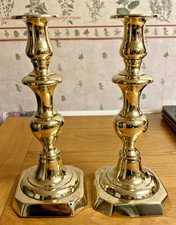 ** Pair of Vintage Solid Brass