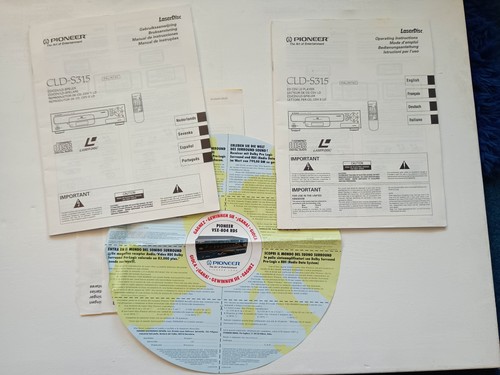 1995 pioneer cld - 1995, cld-s315
