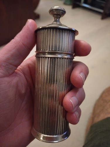 Christofle silver pepper - christofle,