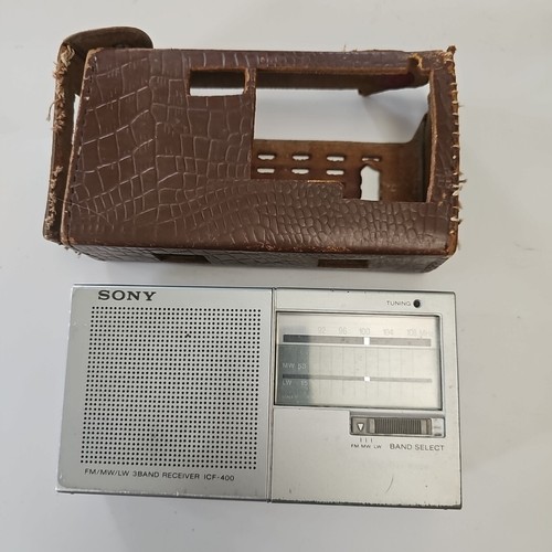Sony icf 400 receiver radio - sony,
