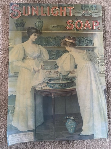 Sunlight soap sign - soap,