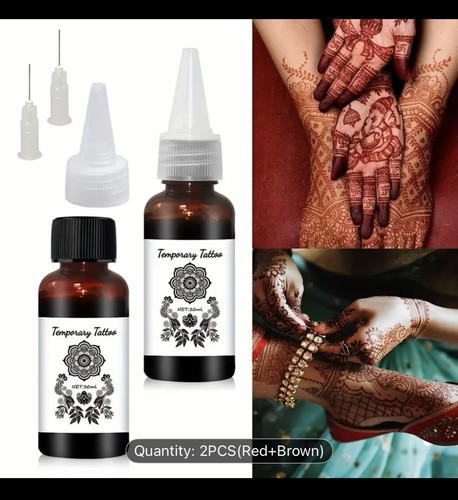 Natural herbal henna cones - natural,