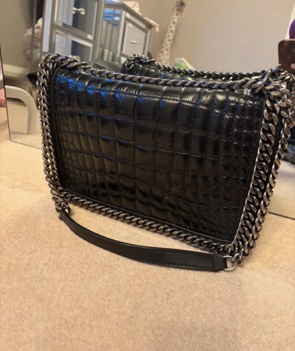 Zara black rhinestone shoulder - zara,