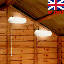 2x Solar Powered LED Light Rechargeable Garage Shed Light Garden Indoor Outdoor