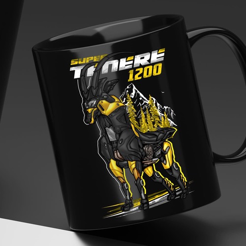 Coffee mug for yamaha - yamaha, xt1200z