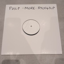 Pulp More Test Pressing Vinyl