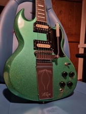 Vintage VS6 Anniversary Green Metalflake SG Limited Edition