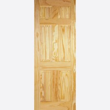 LPD Internal Traditional Clear Pine 6 Panel Door