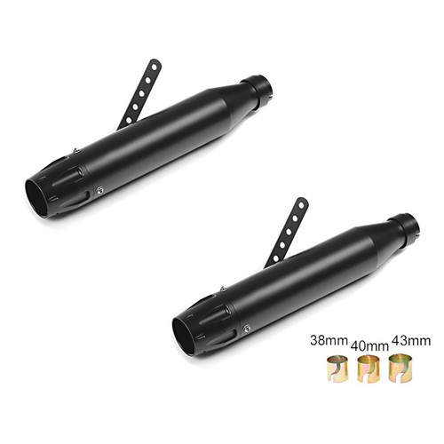 Exhaust motorcycle - 2x,