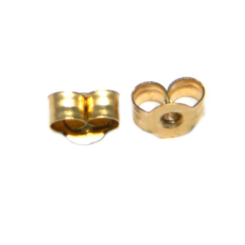Pair 9ct yellow gold - mm, of
