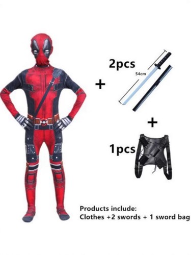 Deadpool costume jumpsuit - deadpool,