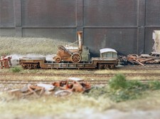 OO gauge wagon: Weathered