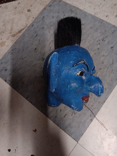 Blue indian vintage marionette - indian,