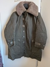 Swedish Army Shearling Sheepskin Bane Coat M1909 Livpals WWII Mats Larsson M/L