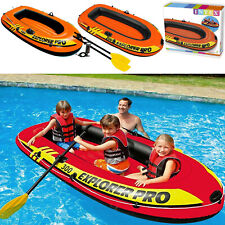 Intex Explorer Pro Dingy Inflatable Rubber Boat Air Pump Paddles 1/2/3 Person