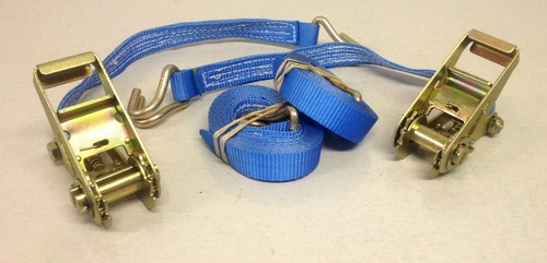 Ratchet tie down straps - 2x,
