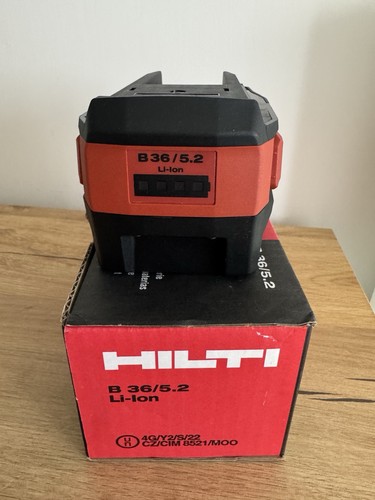 Hilti b36 2ah ion battery - b36, 5.2ah