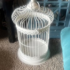 White Metal Decorative Bird