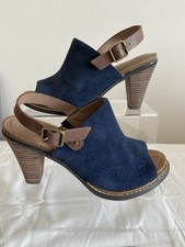 M&S Footglove block Heel blue