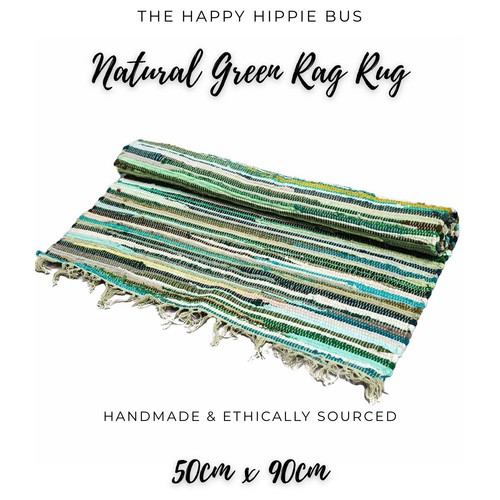 Handmade chindi rag - chindi, rug