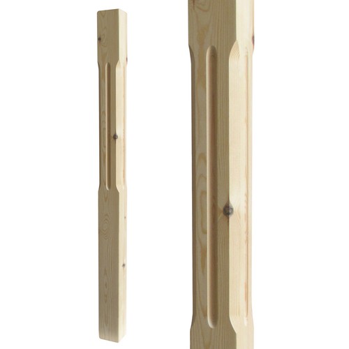 Staircase newel post - staircase,