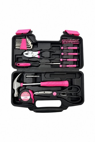 Ladies pink tool box set - tool, diy