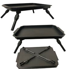 Brand New Plastic Black Fishing Bivvy Bait Table Carp Coarse Tackle Lightweight