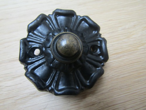 Black cast iron door furniture - black,