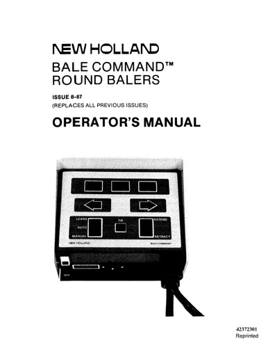 New holland bale command - bale,