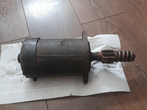 Old jaguar starter motor - starter, xk