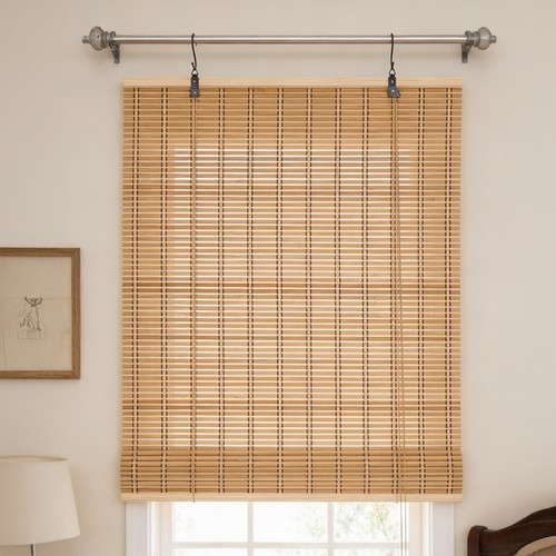Pack bamboo blinds manually - blinds,