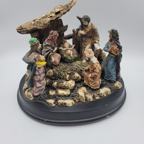 Vintage nativity scene - nativity,