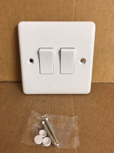 Light switch gang 2 - light, way