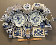 DELFT BLUE DUTCH HOLLAND CERAMIC POTTERY DELFTWARE BUILD A LOT COMBINED SHIPPING