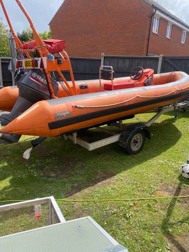 Avon rib with 60hp outboard - rib,