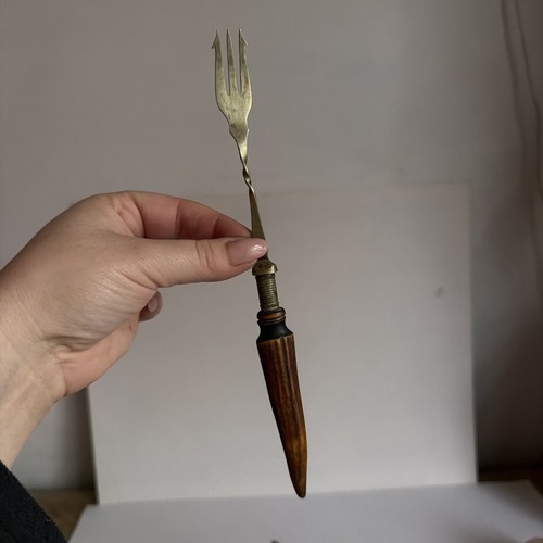 Vintage antique antler handle - vintage,