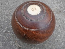 Antique Lignum Vitae Bowling