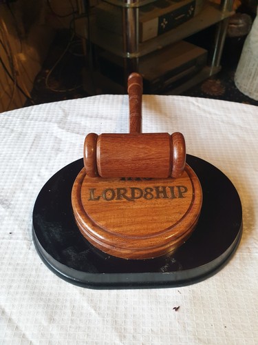 Wooden auction hammer - wooden, gavel