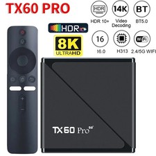 Android 16.0 Smart TV Box 14K Quad Core HD 16GB+256GB WIFI Media Stream Player