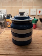 Cornishware Storage Jar With