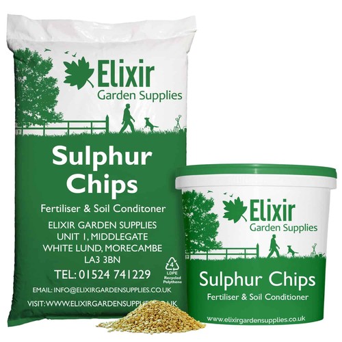 Sulphur chips pastilles soil - chips,