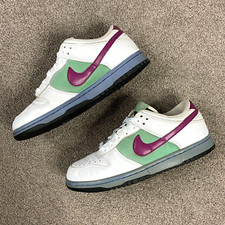 Nike Dunk Low White Logan Berry Womens Size 8.5 317813-161