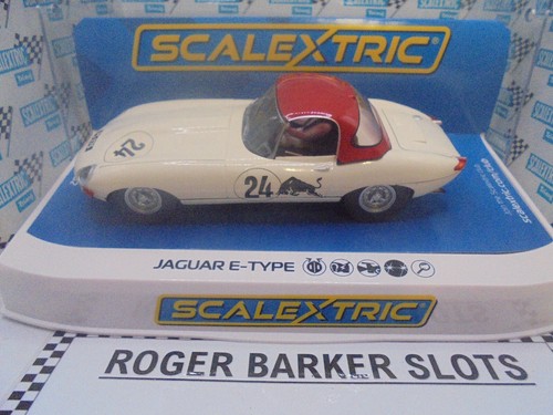 Scalextric c4232 jaguar e - ,